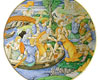 Piatto in ceramica